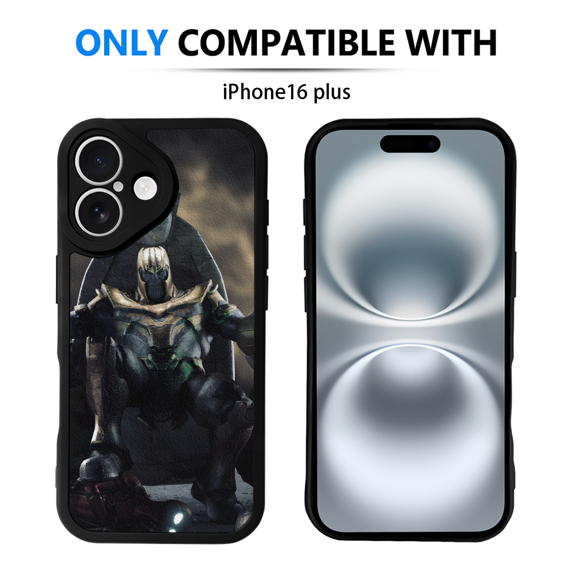（画像用） アベンジャーズ The Avengers 【iPhone 16シリーズ対応】シリコンスマホケース（レザー調） 材質：シリコン